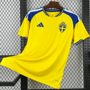 Sverige hemmatröja vuxen VM 2026 matchtröja med eget namn och nummer tryck