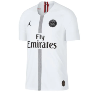 PSG x Jordan retro bortatröja vuxen 2018/19 vit matchtröja med Ousmane Dembélé namn och nummer tryck