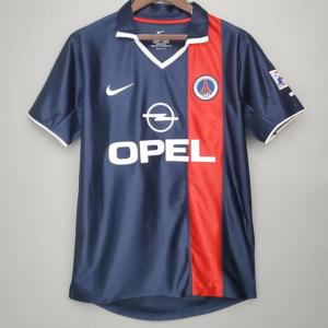PSG retro hemmatröja vuxen 2001/02 klassisk Hechter matchtröja med Ousmane Dembélé namn och nummer tryck