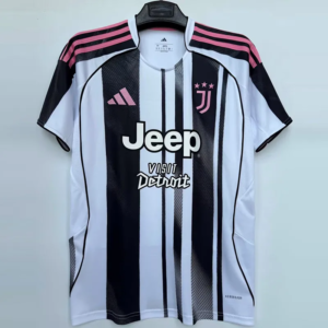 Juventus hemmatröja vuxen 2026 matchtröja med eget namn och nummer tryck