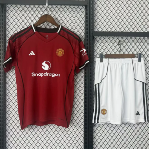 Manchester United hemmatröja barn 2026 matchtröja med eget namn och nummer tryck