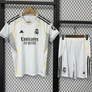 Real Madrid hemmatröja barn 2026 matchtröja med eget namn och nummer tryck