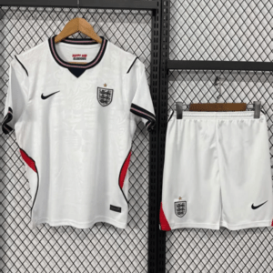 England hemmatröja VM 2026 barn med eget namn och nummer tryck