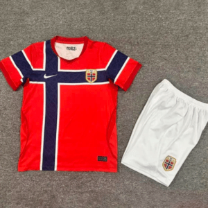 Norge hemmatröja VM 2026 barn med eget namn och nummer tryck