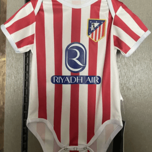 Atletico Madrid babykläder 2026 hemma krypoverall för baby