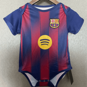 Barcelona babykläder 2026 hemma krypoverall för baby