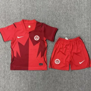 Kanada hemmatröja VM 2026 barn med eget namn och nummer tryck