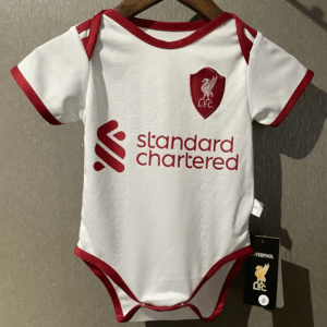Liverpool babykläder 2026 borta krypoverall för baby