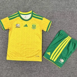 Sydafrika hemmatröja VM 2026 barn med eget namn och nummer tryck