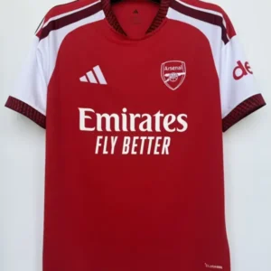 Arsenal hemmatröja röd 2026 med eget namn och nummer tryck