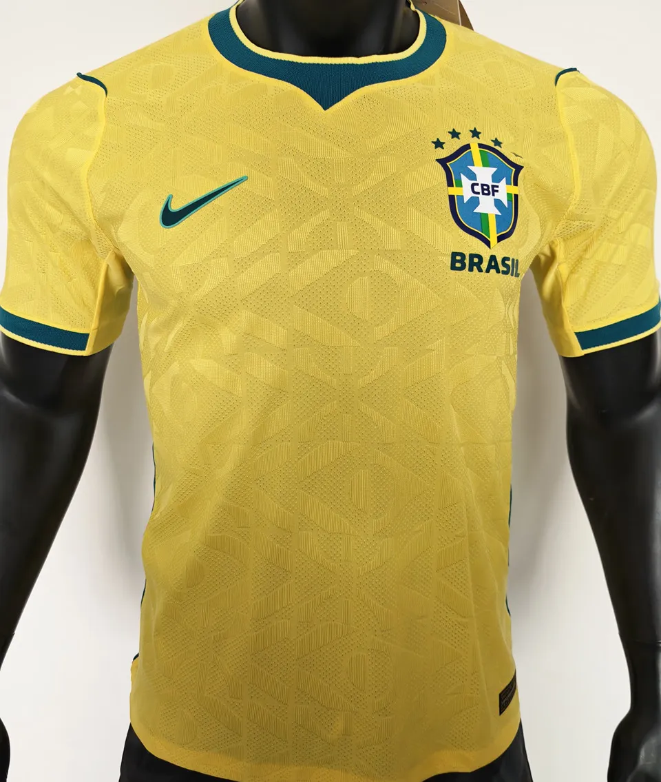 Brasilien hemmatröja Neymar Jr #10 – Player Version med VM patch 2026 - Bild 2