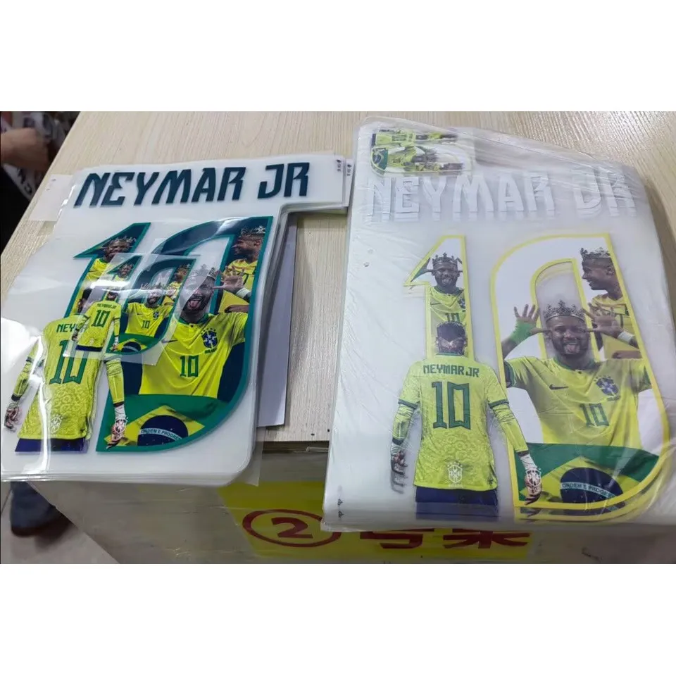 Brasilien hemmatröja gul Neymar Jr 10 Player Version 2026 med VM patch tryck