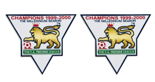 FA Premier League patch – Manchester United bortatröja retro 1998/99 eget tryck